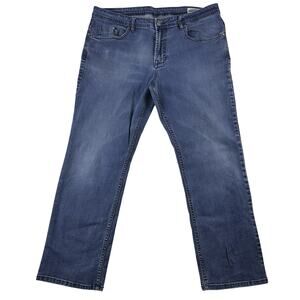 Buffalo David Bitton Jackson-X Jeans Mens Size 38 X 30‎ Stretch Straight Blue